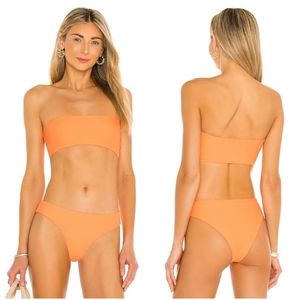 NWT Superdown peach bikini set